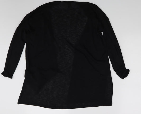 Divided Womens Black Tunic Jumper Size S