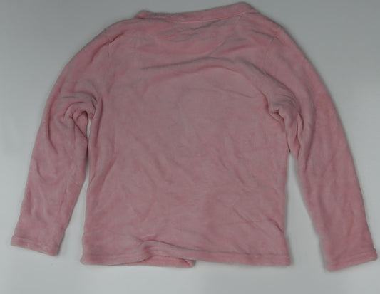 Just Like You Womens Pink Animal Print Pullover Jumper Size 12 - UNICORN