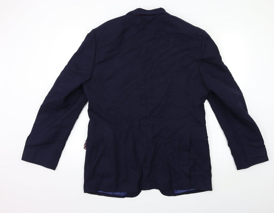 Marks and Spencer Mens Blue Jacket Suit Jacket Size 40
