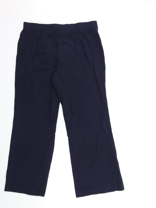 Preworn Womens Blue Trousers Size 30 in L28 in