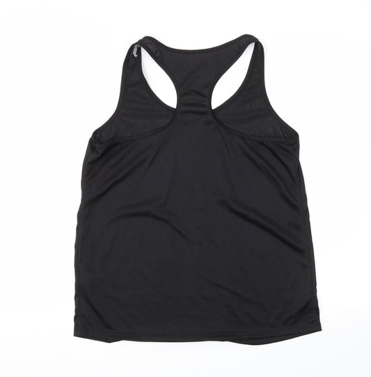 Souluxe Womens Black Basic Tank Size M