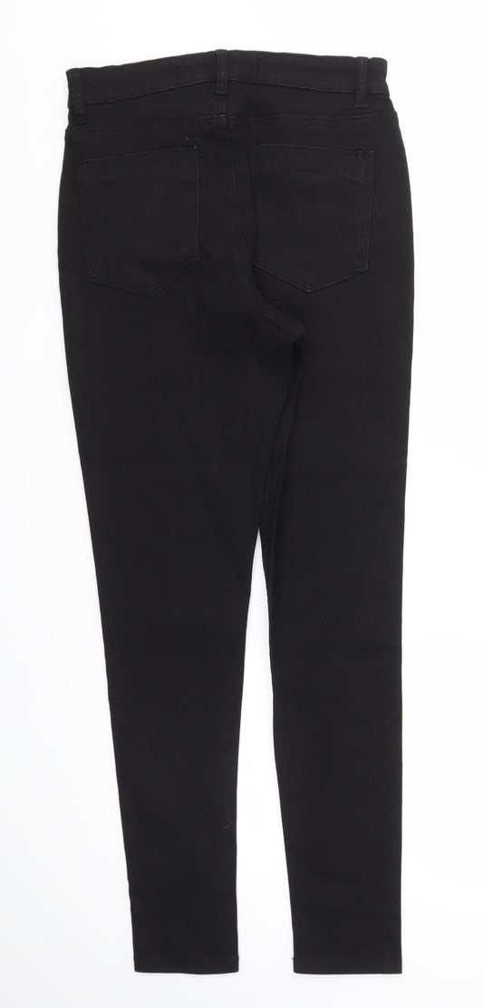 Lucy Womens Black Skinny Jeans Size 12 L27 in