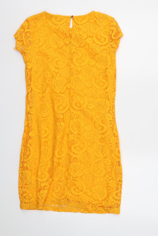 Dorothy Perkins Womens Orange A-Line Size 6