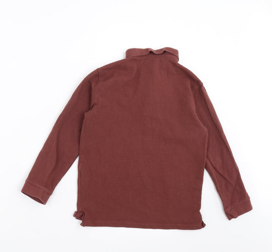 Zara Boys Brown Basic Polo Size 8 Years