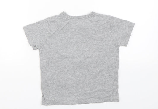 Primark Boys Grey Basic T-Shirt Size 4-5 Years