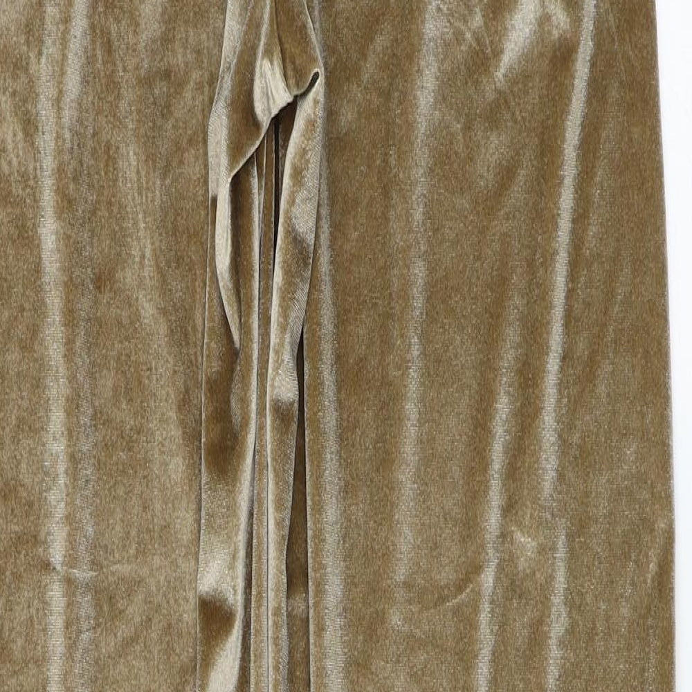 MISSAP Womens Brown Sweatpants Trousers Size 6 L28 in