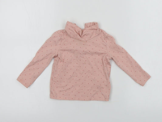 Primark Girls Pink Basic T-Shirt Size 9-12 Months