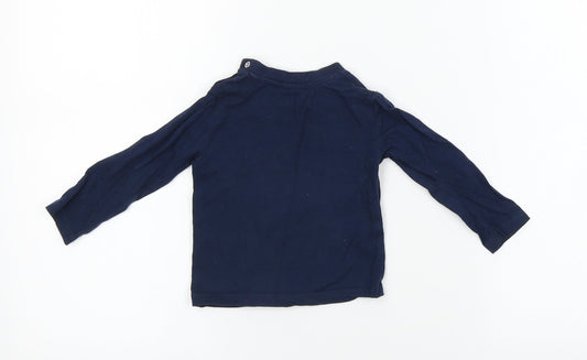 Very Girls Blue Basic T-Shirt Size 6-9 Months