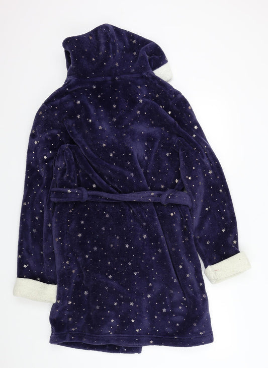 George Girls Blue Colourblock Top Robe Size M