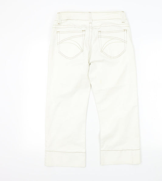 miami Womens Beige Straight Jeans Size 12 L21 in