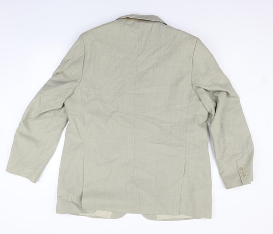 GURTEEN Womens Grey Jacket Suit Size 46