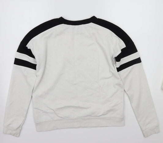Newlook Womens White Pullover Jumper Size 12
