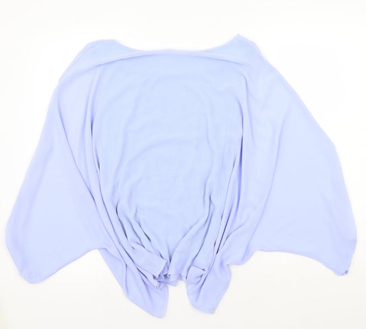 Preworn Womens Purple Basic Blouse Size S