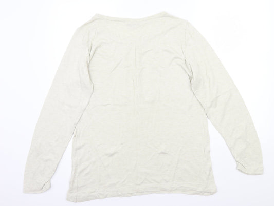 limited collection Womens Beige Basic T-Shirt Size 16