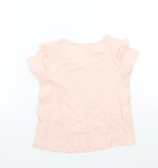 TU Girls Pink Basic T-Shirt Size 5 Years