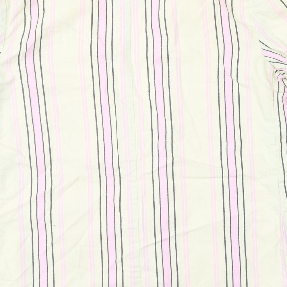 River Island Womens Beige Striped Jacket Size 6