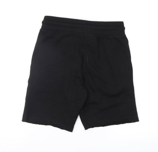 H&M Girls Black Sweat Shorts