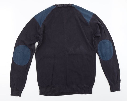 KVL Mens Blue Pullover Jumper Size M