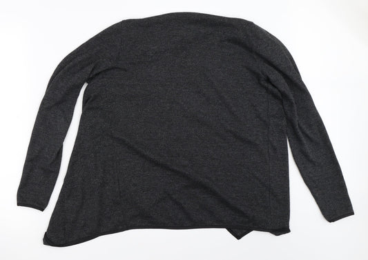 Only Womens Grey Cardigan Jumper Size S