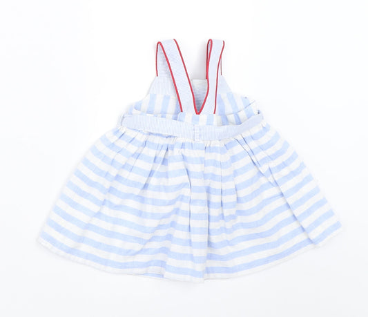 Sergent Major Girls Blue Spotted Fit & Flare Size 0-3 Months