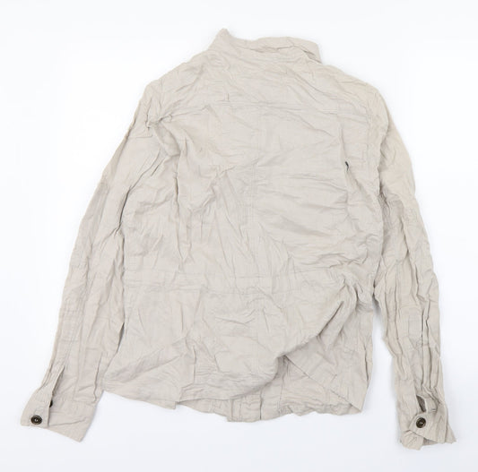 Dorthey Perkins Womens Grey Jacket Size 14