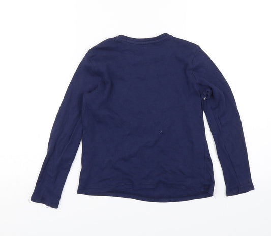 George Boys Blue Basic T-Shirt Size 7-8 Years - Always nice never naughty