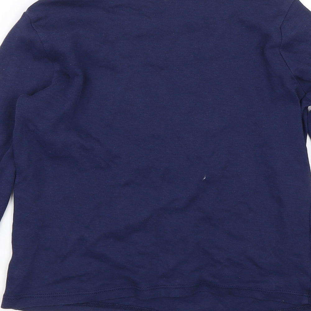 George Boys Blue Basic T-Shirt Size 7-8 Years - Always nice never naughty