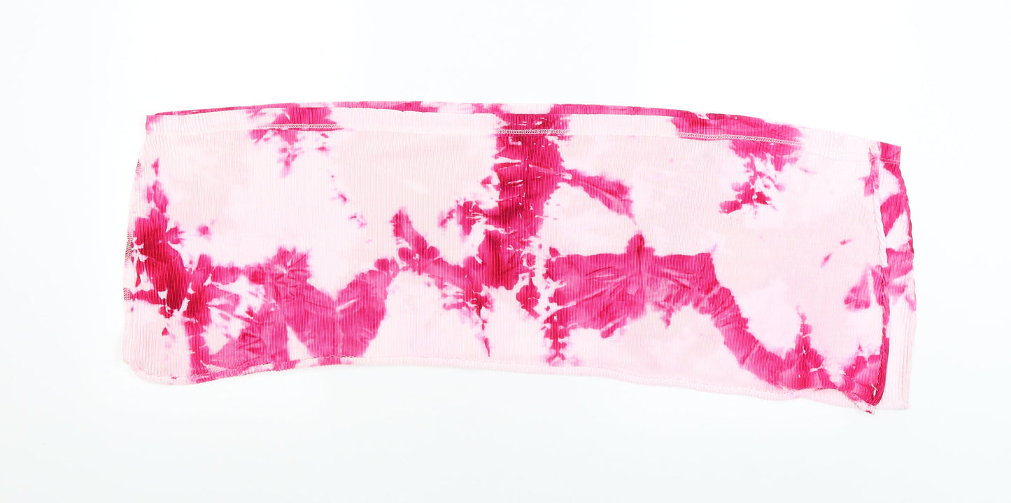 Preworn Womens Pink Scarf