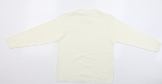 Classics Womens Beige Pullover Jumper Size M