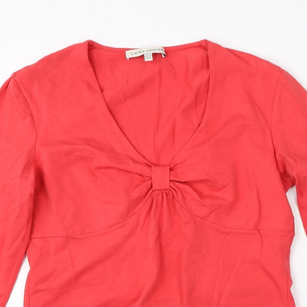 Laura Ahsley Womens Pink Pullover Jumper Size 12