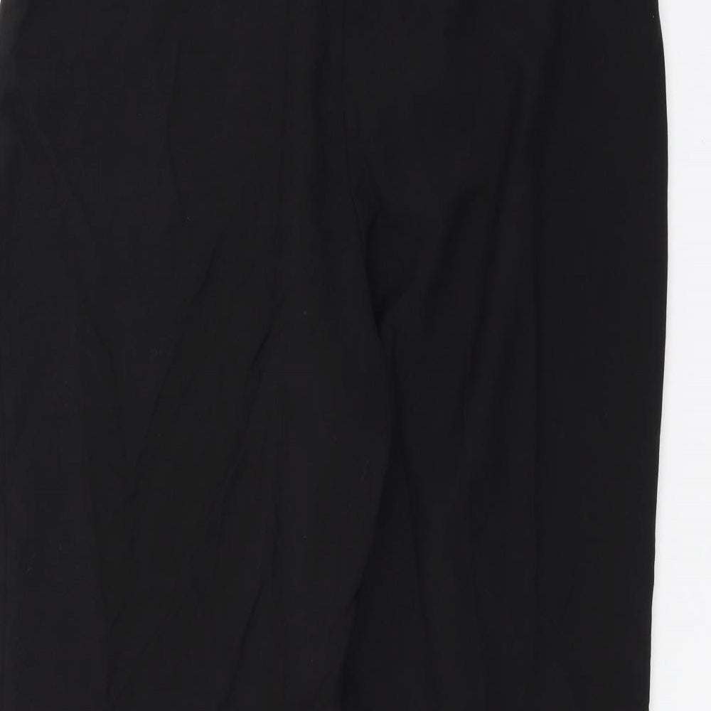 Arista Womens Black Trousers Size 12 L25 in