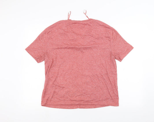 Marks and Spencer Womens Pink Basic T-Shirt Size M