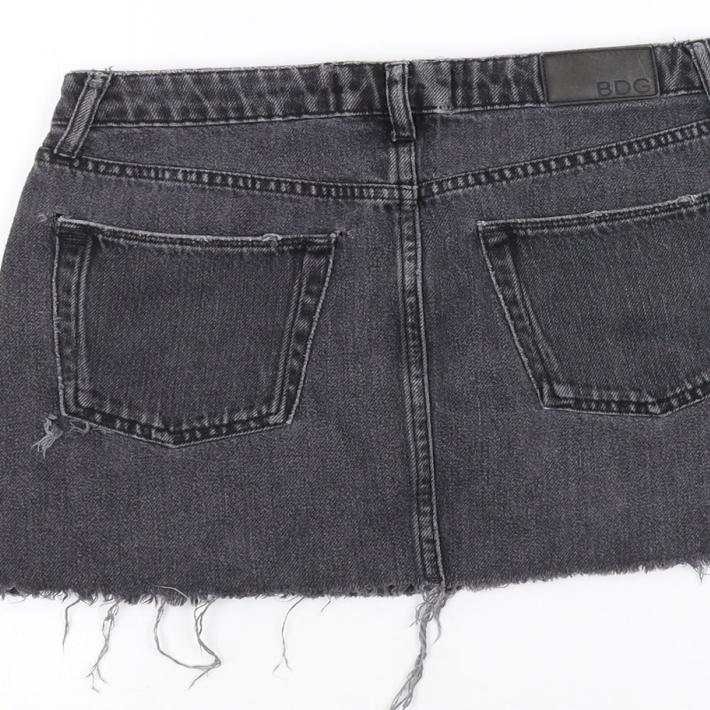 BDG Womens Black A-Line Skirt Size S