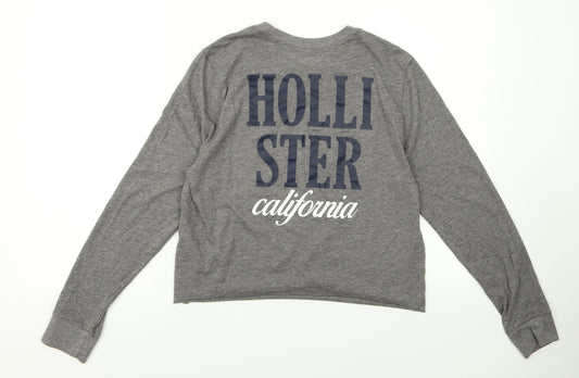 Hollister Womens Grey   Pullover Jumper Size S