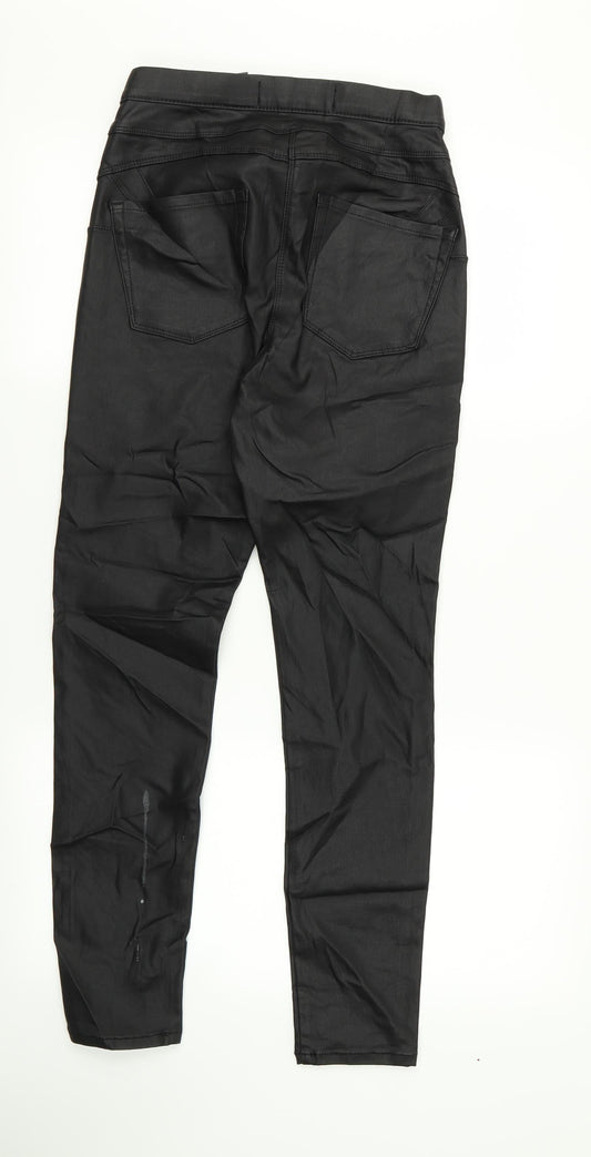 NEXT Womens Black Trousers Size 12 L21 in