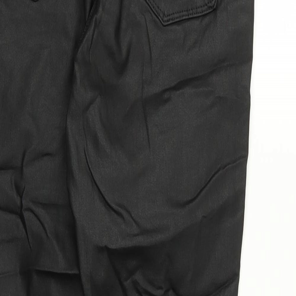 NEXT Womens Black Trousers Size 12 L21 in