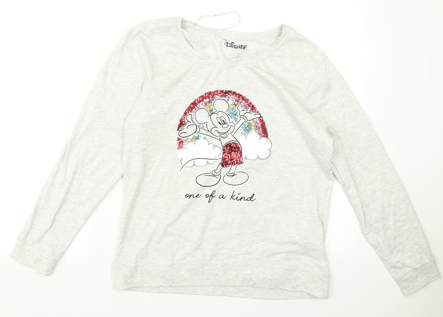 Disney Womens Grey   Pullover Jumper Size 12  - MICKEY MOUSE