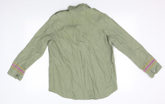 M&S Womens Green Jacket Size 10