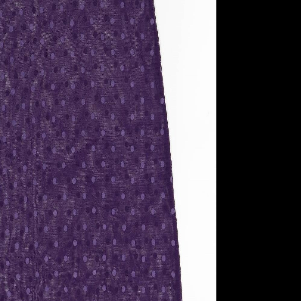 women secret Womens Purple Polka Dot A-Line Size M