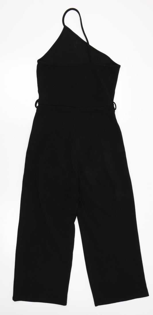 Missguided Womens Black Jumpsuit One-Piece Size 6 L22 in