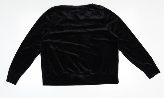 Pour Moi Womens Black Pullover Jumper Size 16