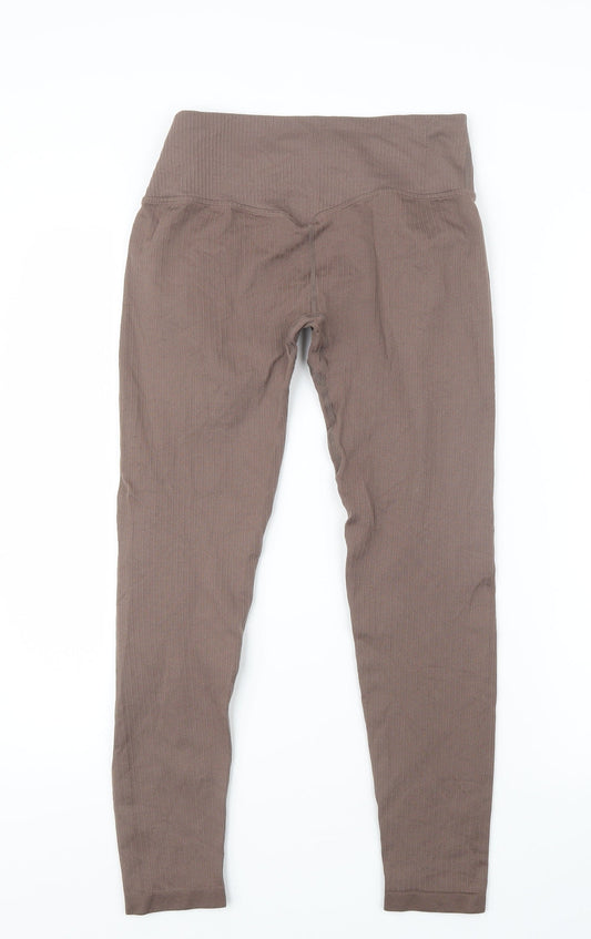 Preworn Womens Brown Capri Leggings Size 27 in L25 in