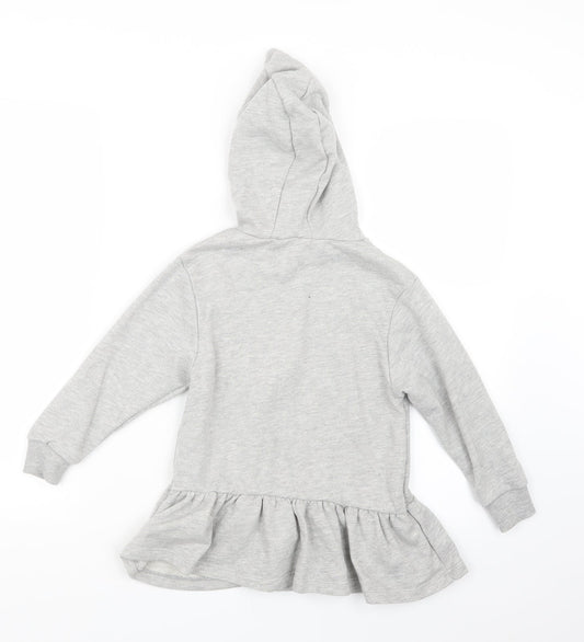 Very Girls Grey Pullover Hoodie Size 6 Years