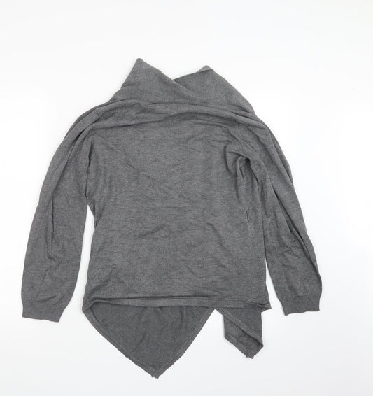 Dorothy Perkins Womens Grey Cape Jumper Size 10