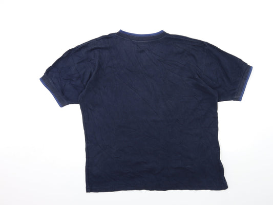 Petroleum Mens Blue T-Shirt Size M