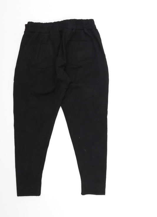 ficker fo canada Womens Black Rayon Trousers Size 28 in L25 in
