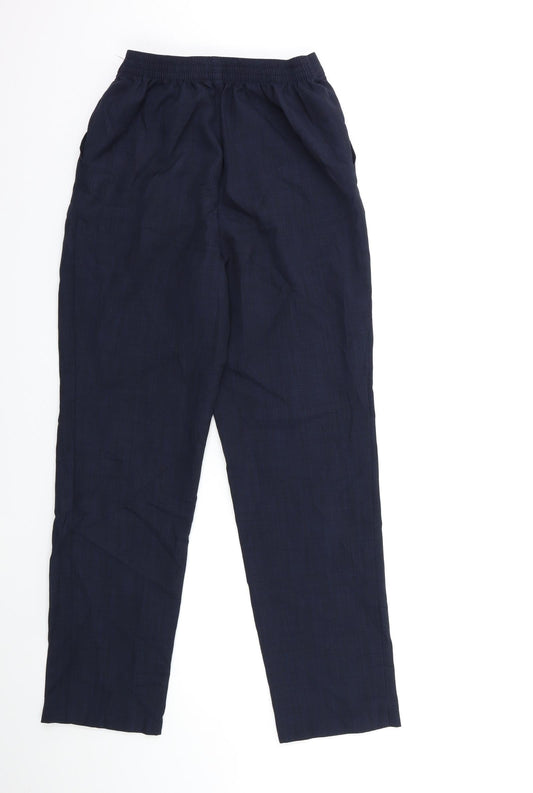 Marks and Spencer Womens Blue Trousers Size 8 L29 in