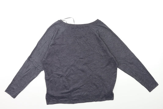 Love To Lounge Womens Grey Basic T-Shirt Size 8
