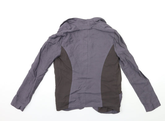 Silence + Noise Womens Grey Jacket Blazer Size XS