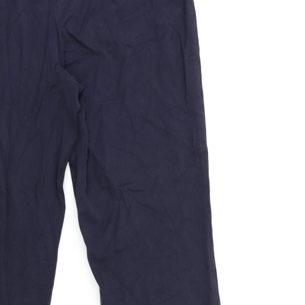 Marks and Spencer Womens Blue Trousers Size 14 L30 in